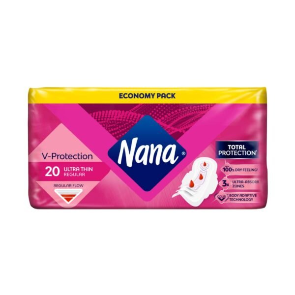 Nana Ultra Thin Normal Sanitary Pads With Wings 20 Pads – Wholesale & Export UAE