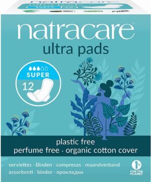 Natracare Natural Ultra Pads Organic Cotton Cover, 12 Count – Wholesale & Export UAE