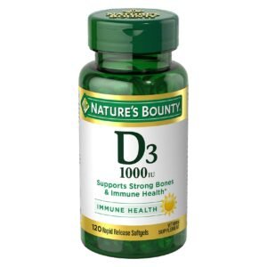 Nature’s Bounty Vitamin D3 1000IU, 120 Softgels – Wholesale & Export UAE