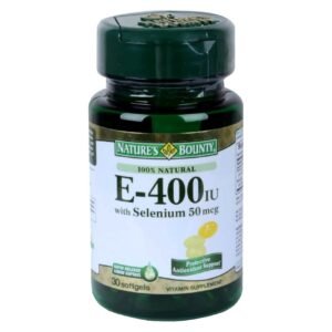 Nature’s Bounty Vitamin E 400IU Supplement, 30 Softgels – Wholesale & Export UAE