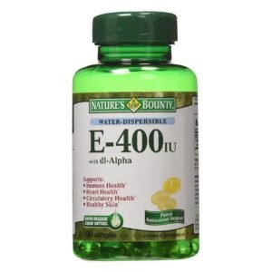 Nature's Bounty Water Dispersible Vitamin E 400IU Supplement 100 Softgels – Wholesale & Export UAE
