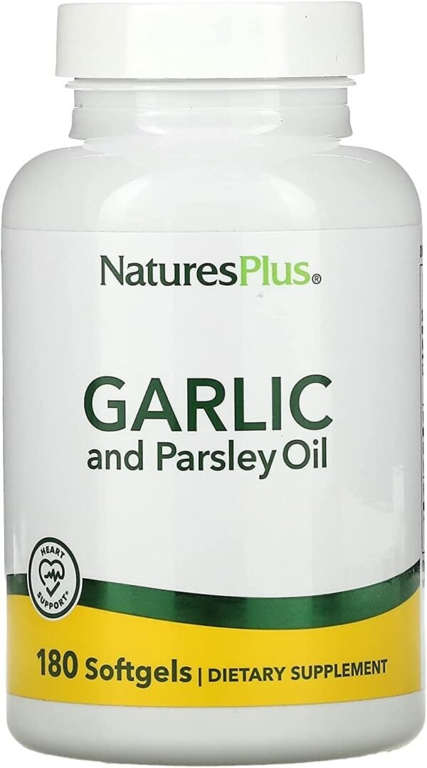 Nature's Plus Garlic & Parsley Oil 180 Softgels – Wholesale & Export UAE