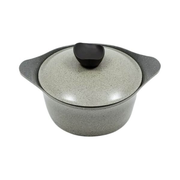 Neoflam Aeni Ceramic Casserole With Lid Warm Marble 24cm – Wholesale & Export UAE
