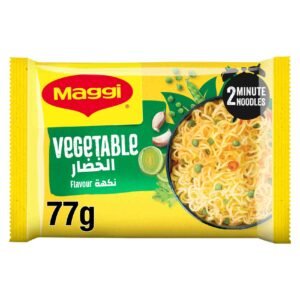 Nestle Maggi 2 Minutes Vegetable Flavour Noodles 77g – Wholesale & Export UAE