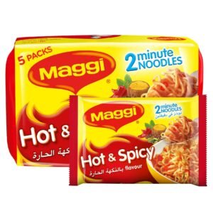 Nestle Maggi Hot And Spicy Noodles 78g Pack of 5 – Wholesale & Export UAE