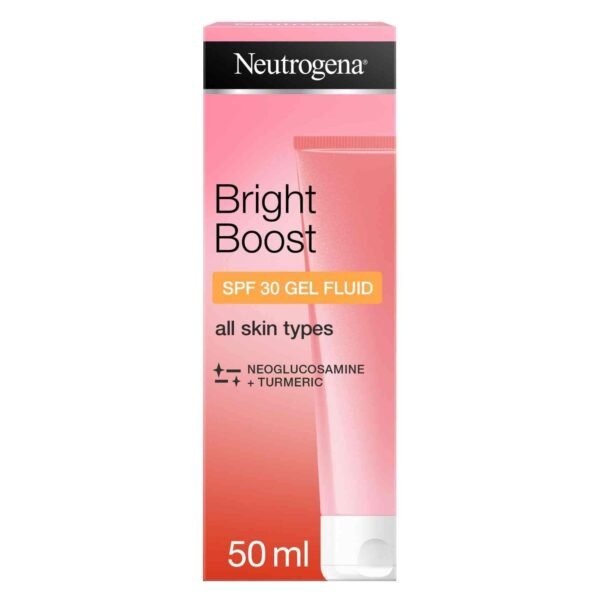 Neutrogena Bright Boost Gel Fluid Spf 30, Neoglucosamine And Vitamins C & E, 50ml – Wholesale & Export UAE