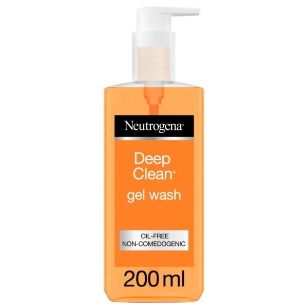 Neutrogena Face Wash Deep Clean Gel, suitable for all skin types, 200ml – Wholesale & Export UAE