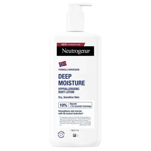 Neutrogena Norwegian Formula Deep Moisture Hypoallergenic Body Lotion,400ml – Wholesale & Export UAE