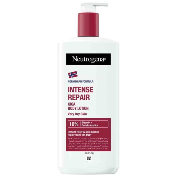 Neutrogena-Norwegian-Formula-Intense-Repair-Cica-Body-Lotion-400ml Neutrogena Norwegian Formula Intense Repair Cica Body Lotion, 400ml – Wholesale & Export UAE