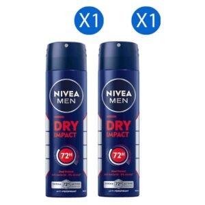 Nivea Dry Impact Anti-Perspirant Deodorant Spray, 150ml Pack of 2 – Wholesale & Export UAE