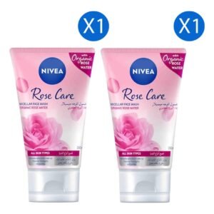 Nivea Rose Care Micellar Rose Water Face Wash, 150ml Pack of 2 – Wholesale & Export UAE