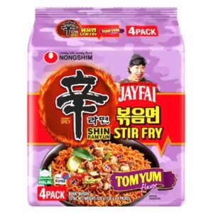 Nongshim Shin Ramyun Gourmet Spicy Jayfai Tomyum Stir Fry Noodles, 130g Pack of 4 – Wholesale & Export UAE