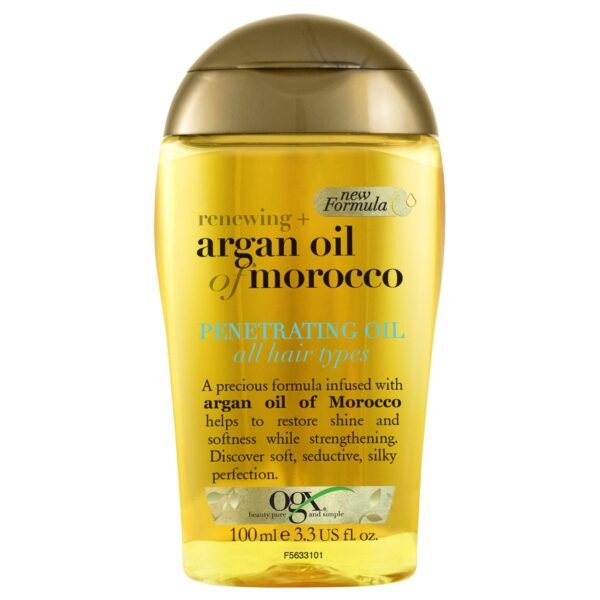 OGX Hair Oil Renewing+ Argan Oil Of Morocco Penetrating Oil All Hair Types New Formula 100ml – Wholesale & Export UAE