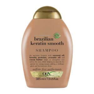 OGX Shampoo Ever Straightening+ Brazilian Keratin Smooth New Gentle and PH Balanced Formula 385ml – Wholesale & Export UAE