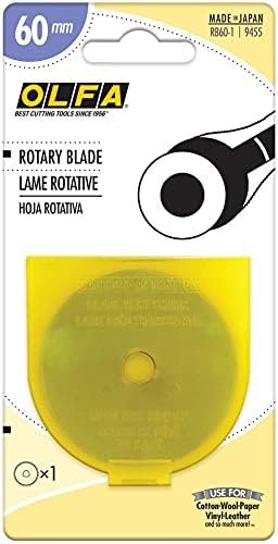 OLFA 60mm Rotary Cutter Replacement Blade, 1 Blade (RB60-1) - Tungsten Steel Circular Rotary Fabric Cutter Blade for Crafts, Sewing, Quiltin – Wholesale & Export UAE