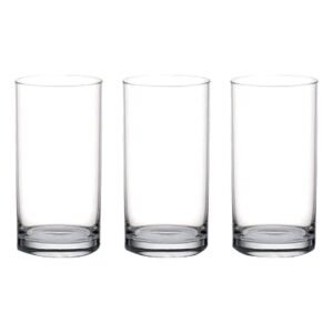 Ocean Fin Line Hi Ball Glass Clear 280ml 3 PCS – Wholesale & Export UAE