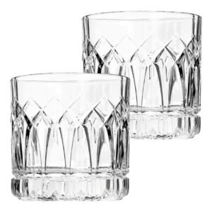 Ocean Traze Past Double Rock Whisky Glass 350ml 2 PCS – Wholesale & Export UAE
