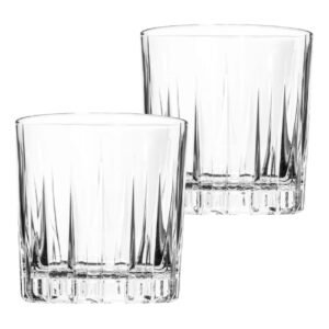 Ocean Traze Present Double Rock Whisky Glass 350ml 2 PCS – Wholesale & Export UAE