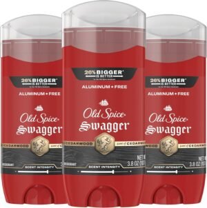 Old Spice Aluminum Free Deodorant For Men, Swagger Scent, 3.8oz Pack of 3 – Wholesale & Export UAE