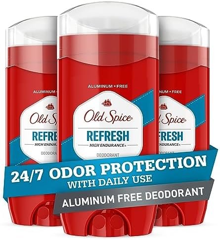 Old Spice High Endurance Deodorant for Men, Aluminum Free, 24/7 Odor Protection, Refresh Scent, 3 oz (Pack of 3. – Wholesale & Export UAE