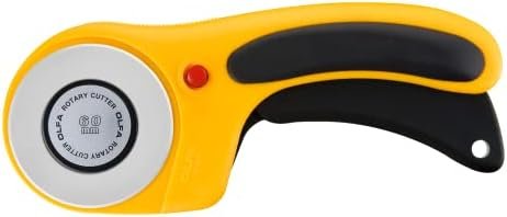 Olfa Deluxe Rotary Cutter, 60 mm, Yellow – Wholesale & Export UAE