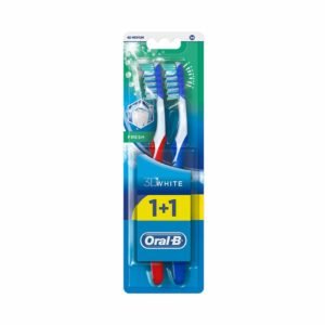Oral-B 3D White Fresh Manual Toothbrush 40 Medium Pack of 2 – Wholesale & Export UAE