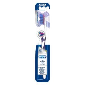 Oral-B 3D White Luxe Pro-Flex Whitening Manual Toothbrush 38 Medium Multicolour – Wholesale & Export UAE