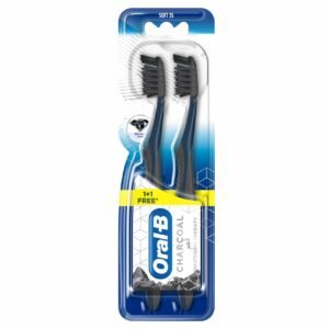 Oral-B Charcoal Soft Whitening Therapy Toothbrush 1+1 Free – Wholesale & Export UAE