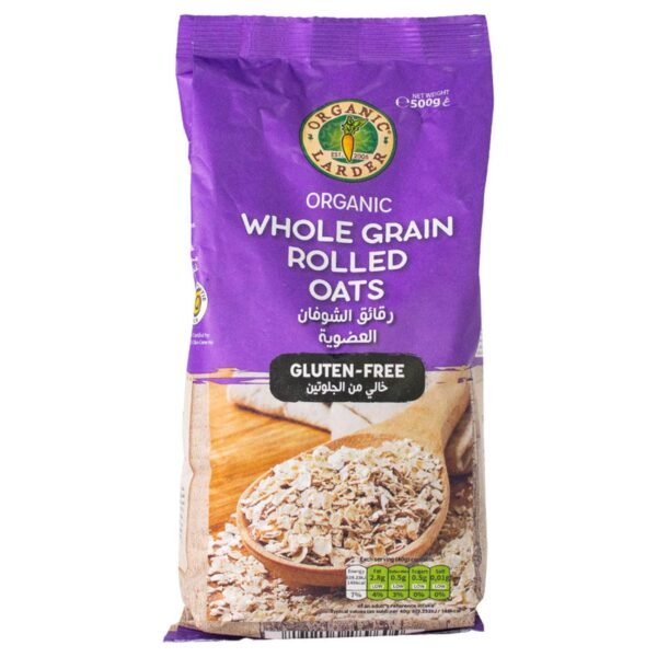 Organic Larder Whole Grain Rolled Oats, 500g – Wholesale & Export UAE