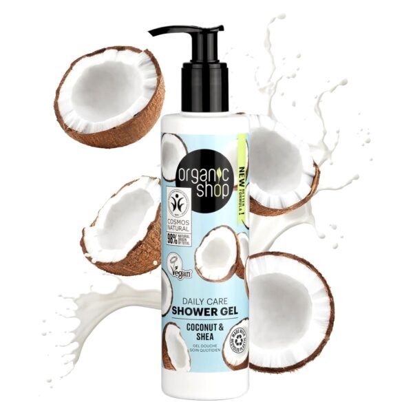 Organic Shop Coconut And Shea Daily Care Shower Gel Clear 280ml – Wholesale & Export UAE