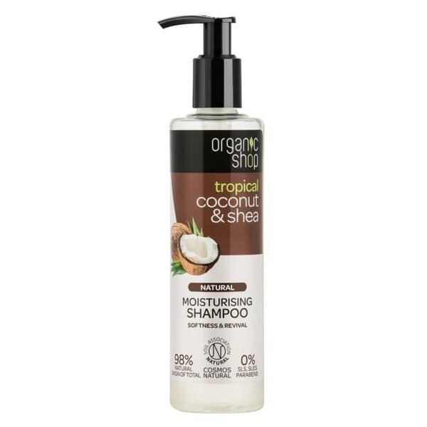 Organic Shop Coconut and Shea Moisturising Shampoo, 280ml – Wholesale & Export UAE