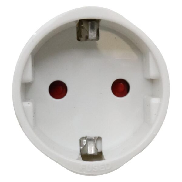 Oshtraco 3-Pin Travel Adapter 13Amp 9680 White – Wholesale & Export UAE