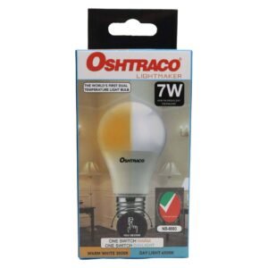 Oshtraco 7W Dual Temperature LED Bulb Warm White 3000K and Day Light 6500K – Wholesale & Export UAE