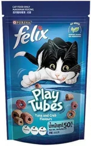 PURINA Felix Play Tubes Tuna and Crab Cat Treats - 50G – Wholesale & Export UAE