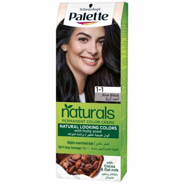 Palette Permanent Naturals Color Creme 1-1 Blue Black – Wholesale & Export UAE