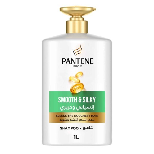 Pantene Pro-V Shampoo, Smooth and Silky, 1L – Wholesale & Export UAE