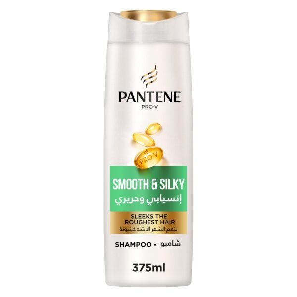Pantene Pro-V Smooth and Silky Shampoo, 375ml – Wholesale & Export UAE