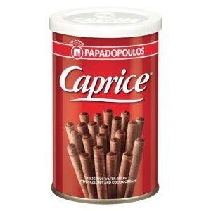 Papadopoulos Caprice Wafer Rolls With Hazelnut And Cocoa Cream 400g – Wholesale & Export UAE