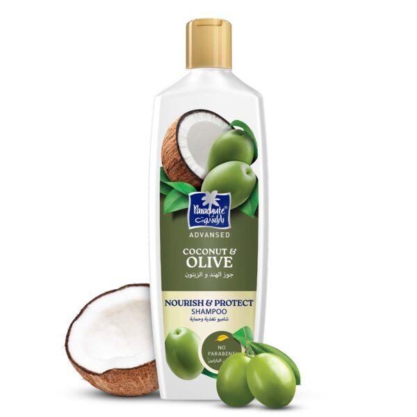 Parachute Advanced Coconut and Olive Nourish and Protect Shampoo, 340ml, Pack of 2 – Wholesale & Export UAE