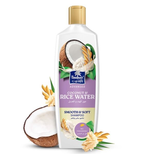 Parachute Advanced Coconut and Rice Water Smooth and Soft Shampoo, 340ml, Pack of 2 – Wholesale & Export UAE