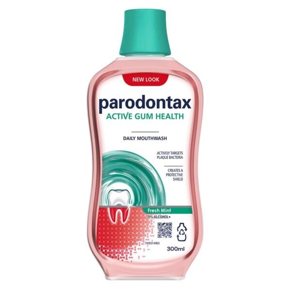 Parodontax Daily Mouthwash For Active Gum Health, Mint Flavour, Antiplaque & Antigingivitis Alcohol Free Mouth Rinse, 300ml – Wholesale & Export UAE