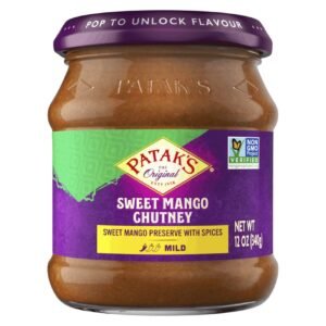 Patakx27s-Sweet-Mango-Chutney-Mild-340g Patak's Sweet Mango Chutney Mild 340g – Wholesale & Export UAE