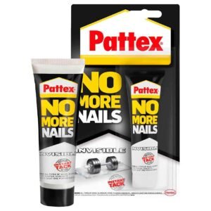 Pattex No More Nails Invisible - 40g Heavy-Duty Mounting Adhesive Solvent Free & Low Odor Mount Glue – Wholesale & Export UAE