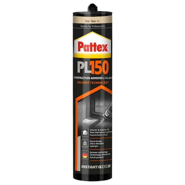 Pattex PL150 Structural Adhesive Beige - 380g High Initial Tack for Strong Bonding Water & Temperature Resistant – Wholesale & Export UAE