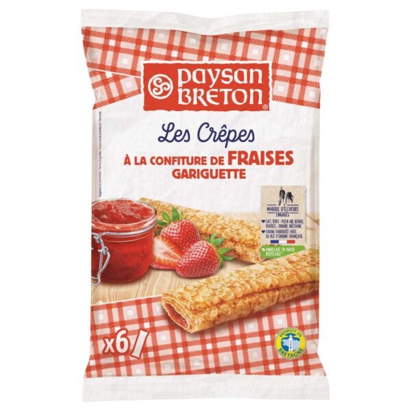 Paysan Breton Strawberry Crepes, 180g – Wholesale & Export UAE