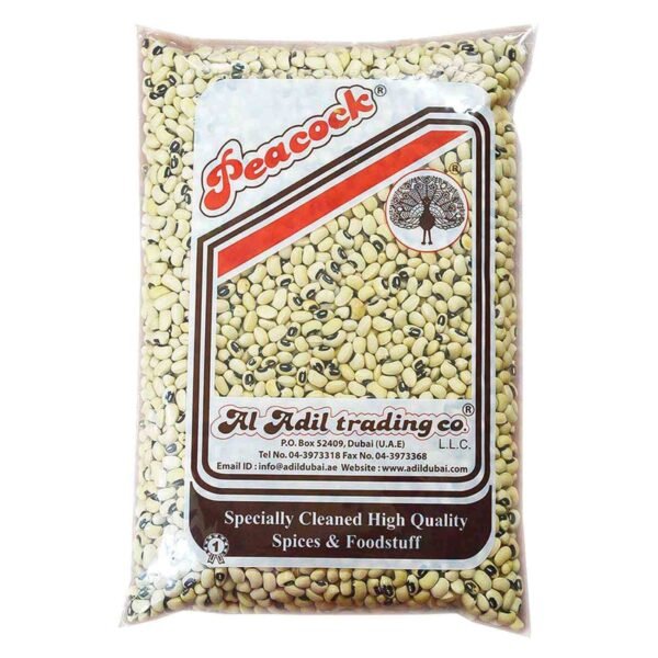 Peacock-Black-Eyes-Beans-Lobia-500g-2 Peacock Black Eyes Beans (Lobia) 500g – Wholesale & Export UAE