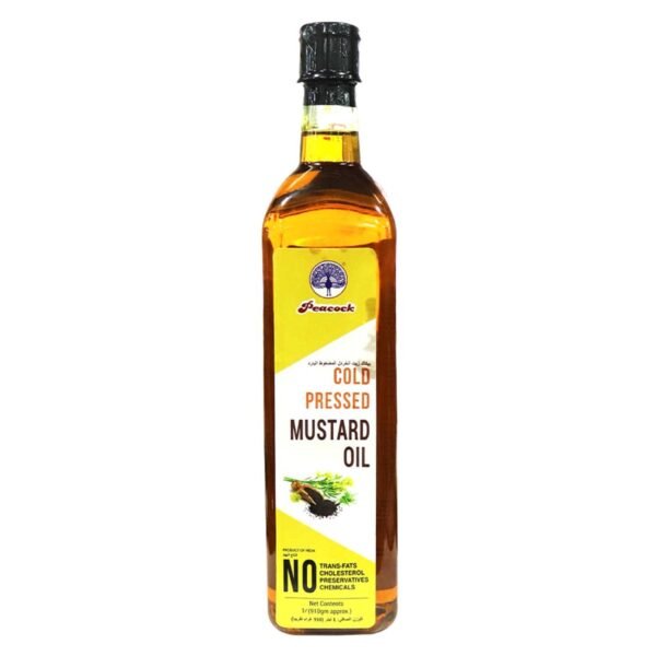 Peacock-Cold-Press-Mustard-Oil-1L-2 Peacock Cold Press Mustard Oil 1L – Wholesale & Export UAE