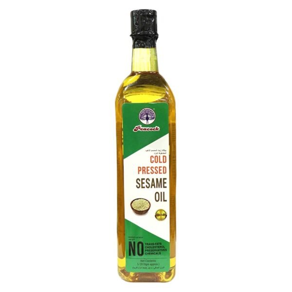 Peacock-Cold-Press-Sesame-Oil-1L-2 Peacock Cold Press Sesame Oil 1L – Wholesale & Export UAE