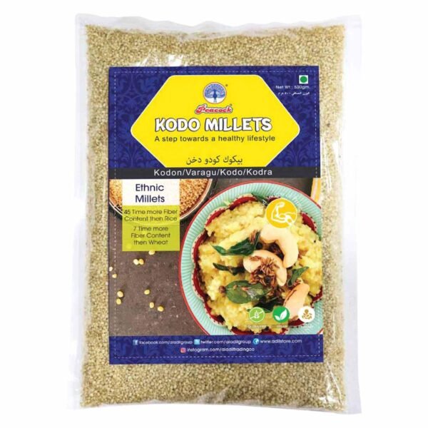 Peacock Kodo Millet 500g – Wholesale & Export UAE