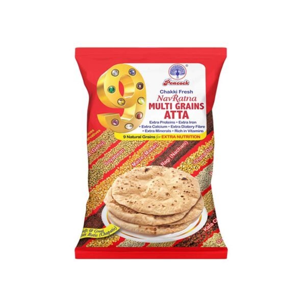 Peacock-Multigrain-Atta-5kg-2 Peacock Multigrain Atta 5kg – Wholesale & Export UAE